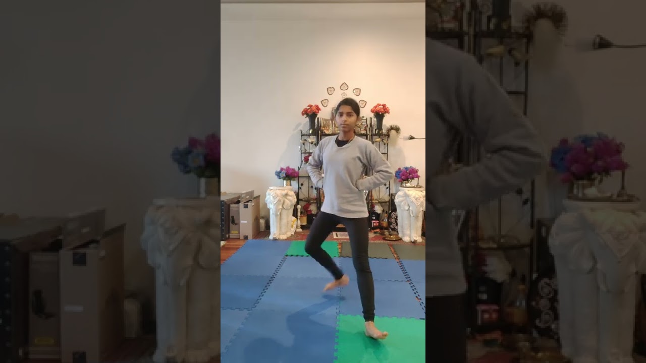 Bharatanatyam -Big Theermanam Adavu 2- D(T)HRI/KITA THOM- Step by Step Procedure- Description below