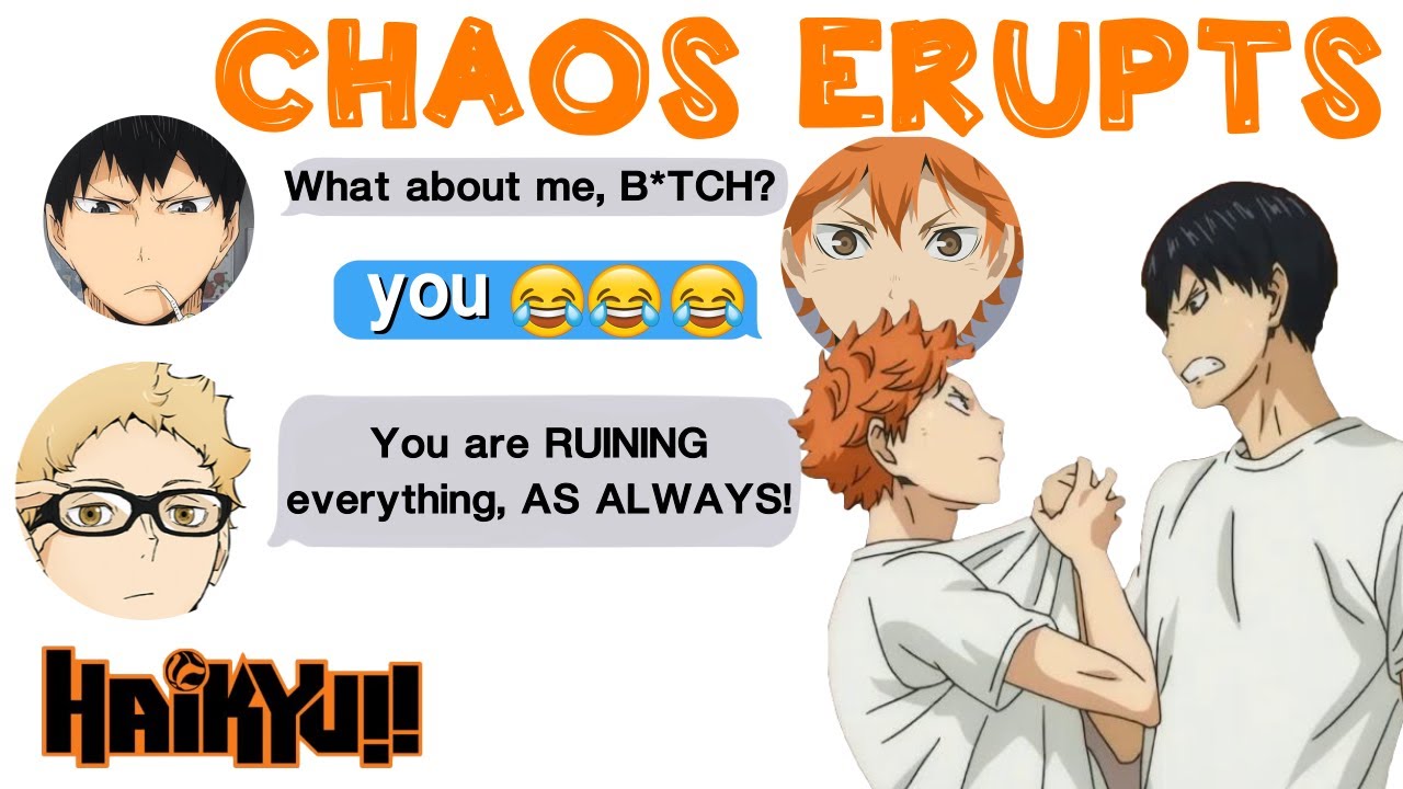 CHAOS in the GROUP CHAT - Haikyuu Texts