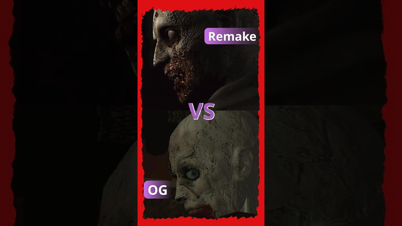 Resident Evil&rsquo;s First Zombie &ndash; OG vs Remake 🧟🩸 | RE1 Comparison