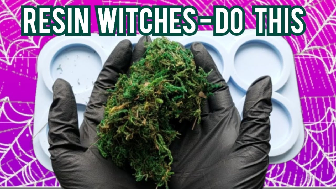 Forest WITCH Resin Art - USE MOSS