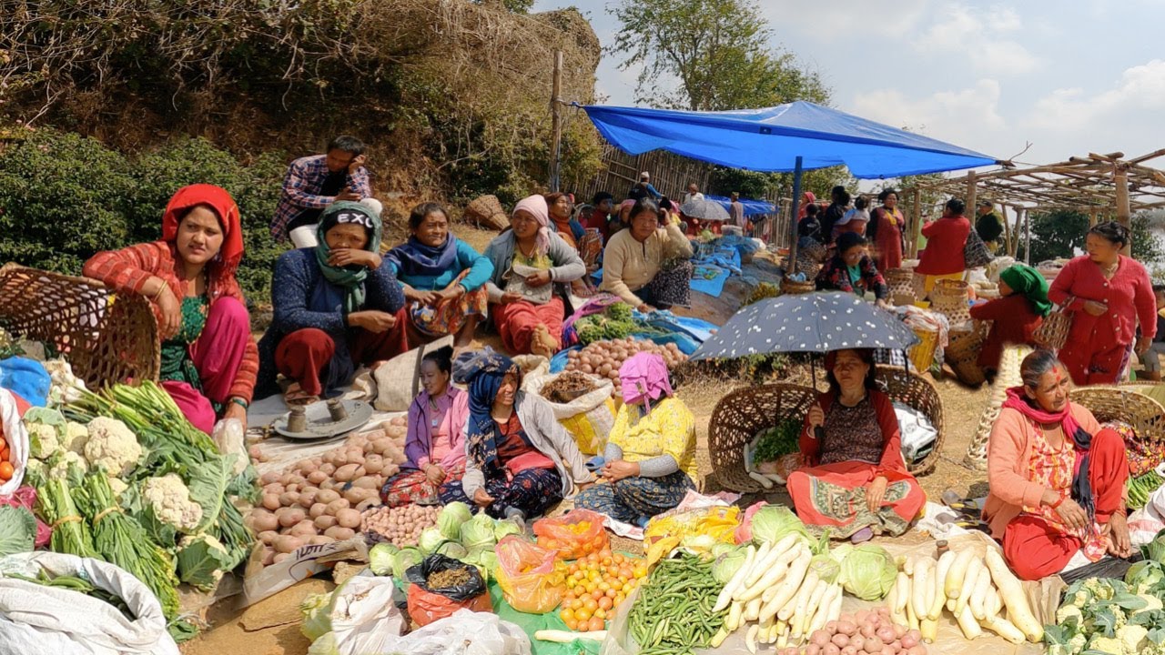 A Glimpse into the Lively Village Market of East Nepal | video-127 | TRaditional Life | Bijaya Limbu