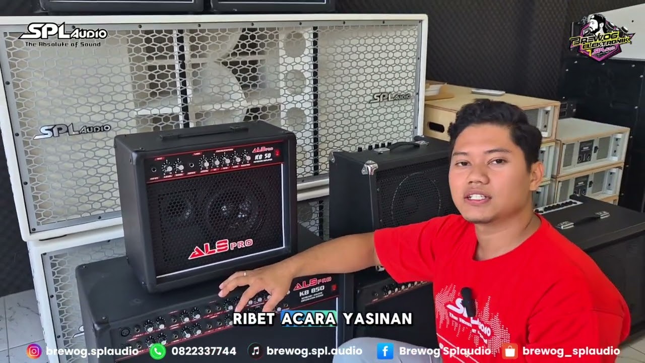 AmPLIFIER DARI ALS PRO INI SIAP BUAT SEGALA KEBUTUHAN || BREWOG SPL AUDIO