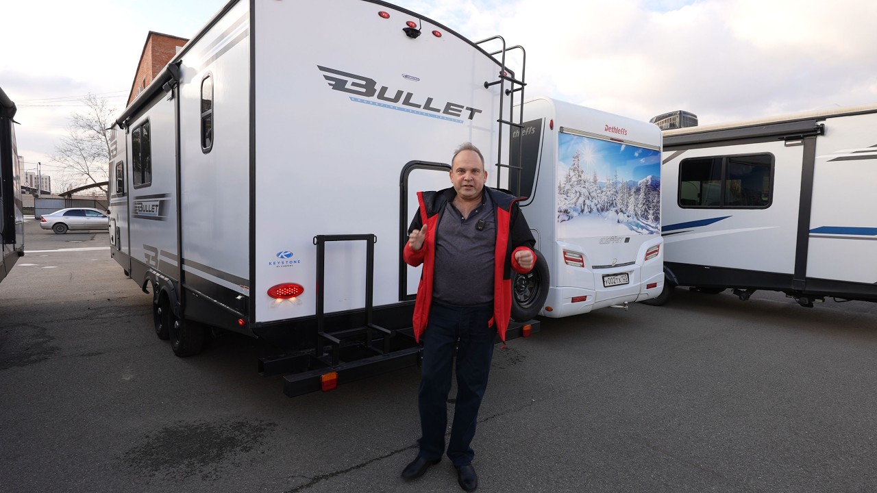 Лучшая в мире Wi Fi камера заднего вида для автодомов с боковыми расширениями без задержки и помех