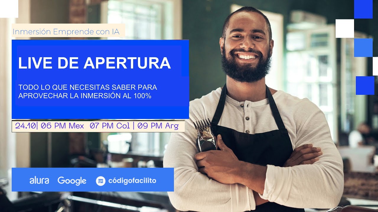 EMPRENDE CON IA: Live de Apertura