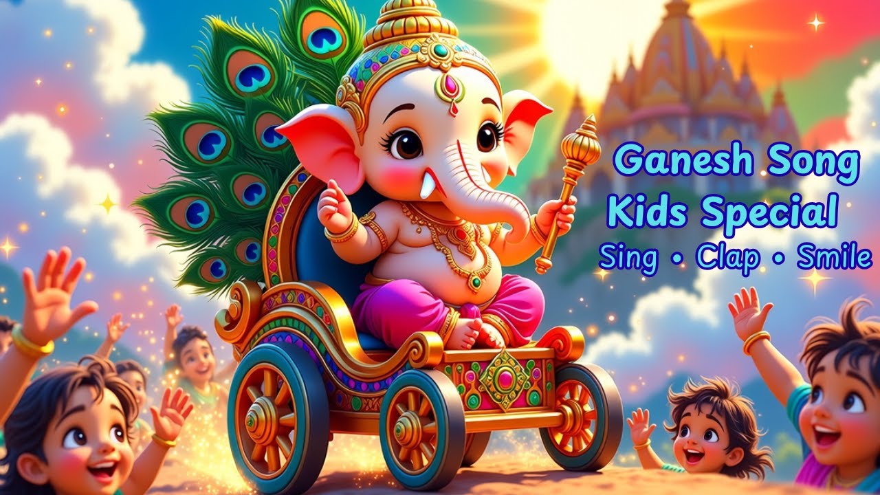 Ganesh Ji Song for Kids | गणेश जी का प्यारा गाना | Fun & Cheerful Kids Bhajan