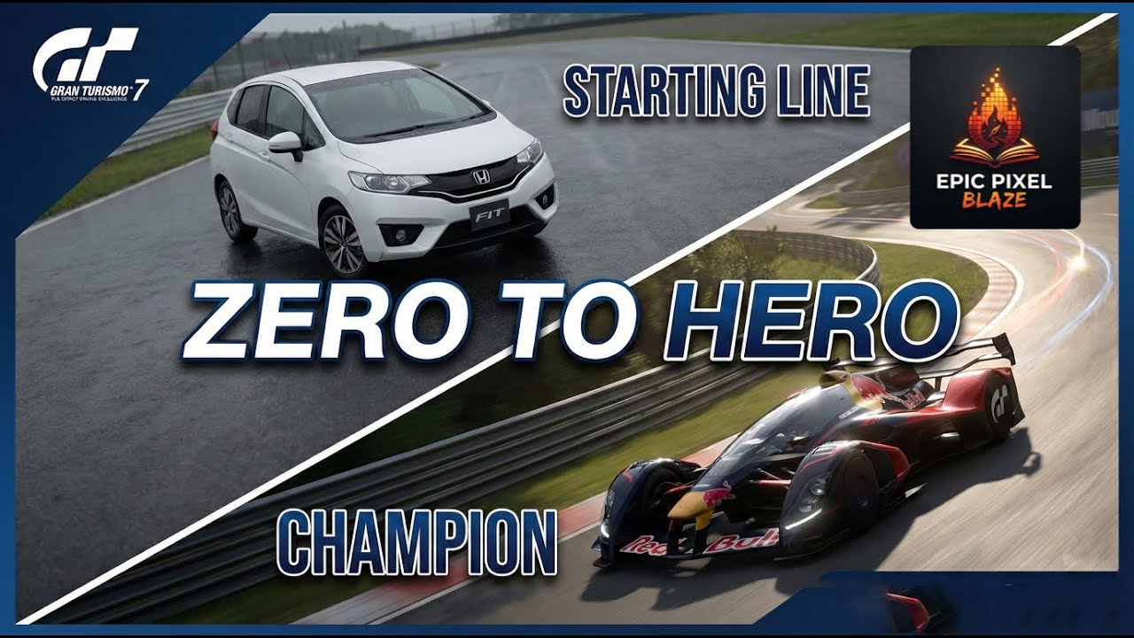 Starting my Gran Turismo 7 Journey | Become a Pro Racer? GT7 From Scratch on PS5 | EpicPixelBlaze