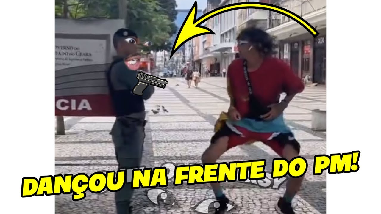 Memes policiais - tiktoker quase leva a pior