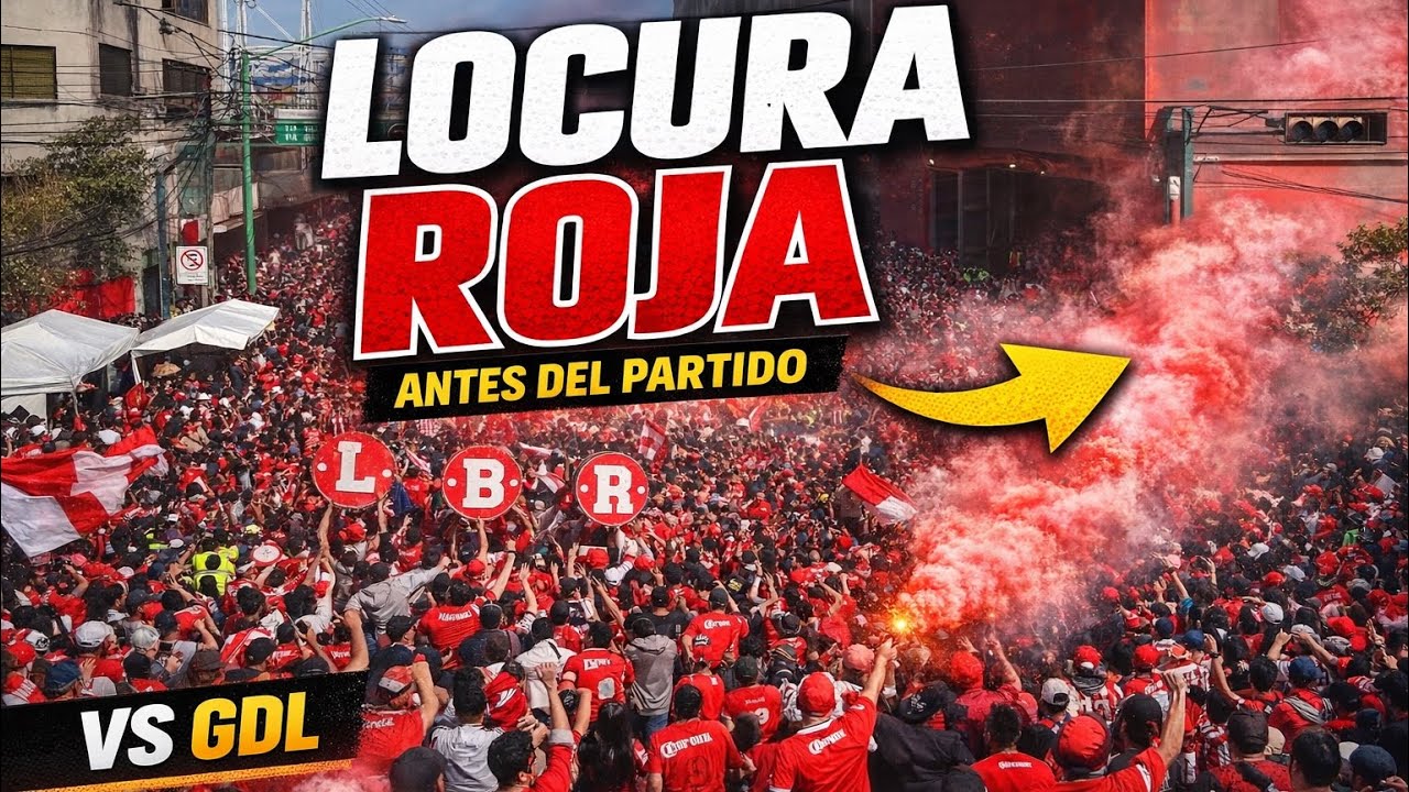 Dicen que somos 15… mira esto 🔴🔥 | LOCURA ROJA antes del partido 🚁