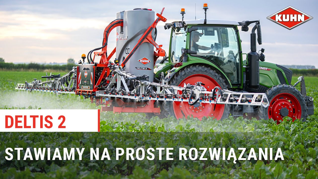 Stawiamy na proste rozwiązania w zawieszanych opryskiwaczach polowych - Opryskiwacz KUHN DELTIS 2 💧