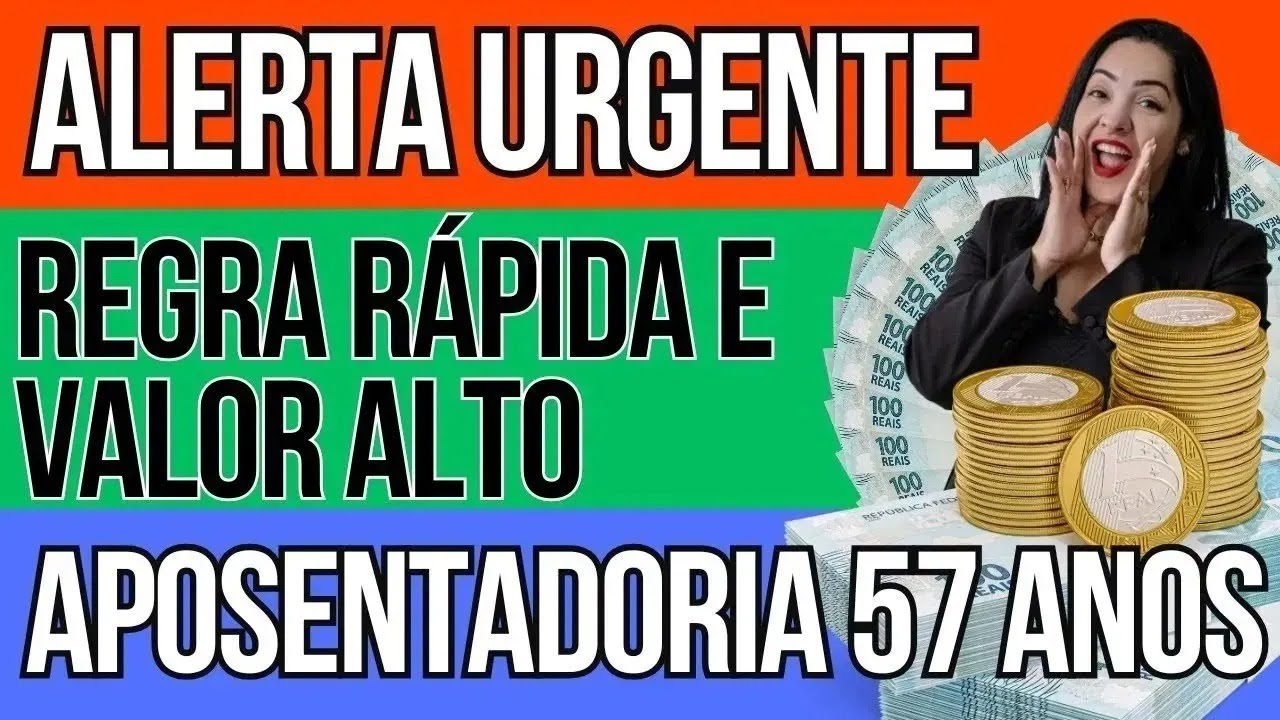 URGENTE  Como se aposentar aos 57 ANOS com a Regra do PEDÁGIO de 100%! NÃO PERCA ESSA OPORTUNIDADE
