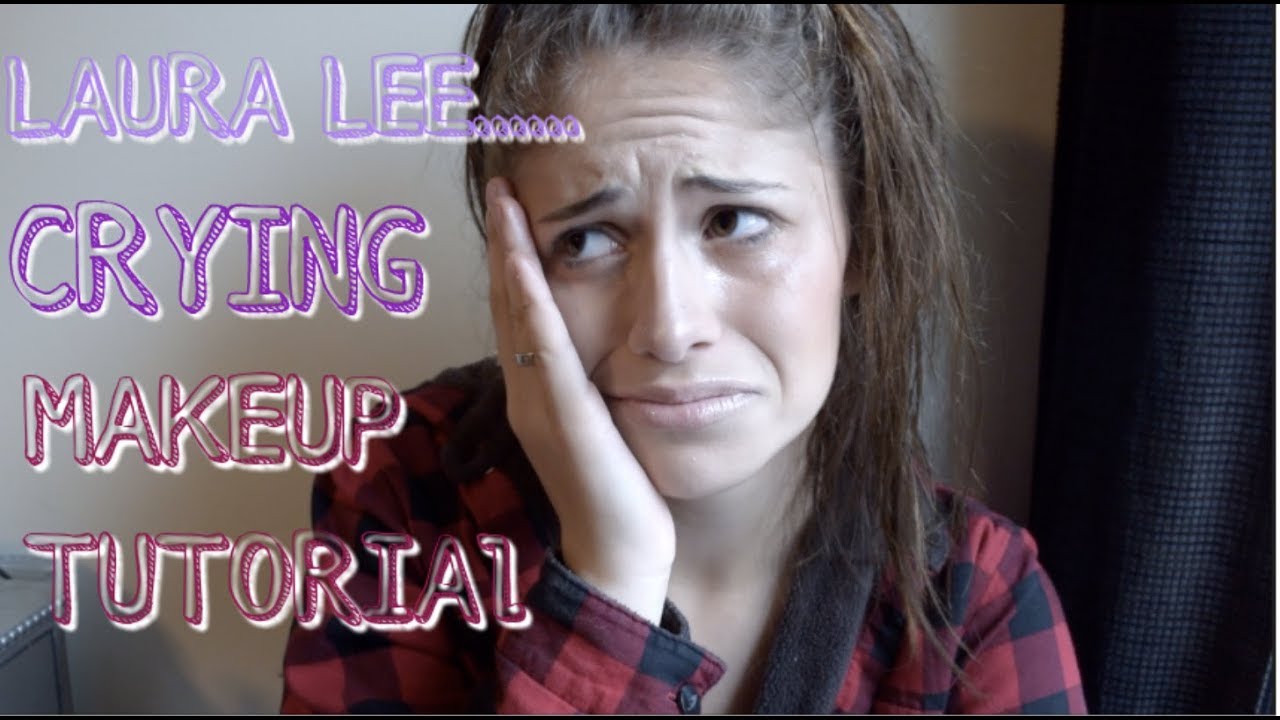 Laura Lee crying makeup tutorial (extra spooky)