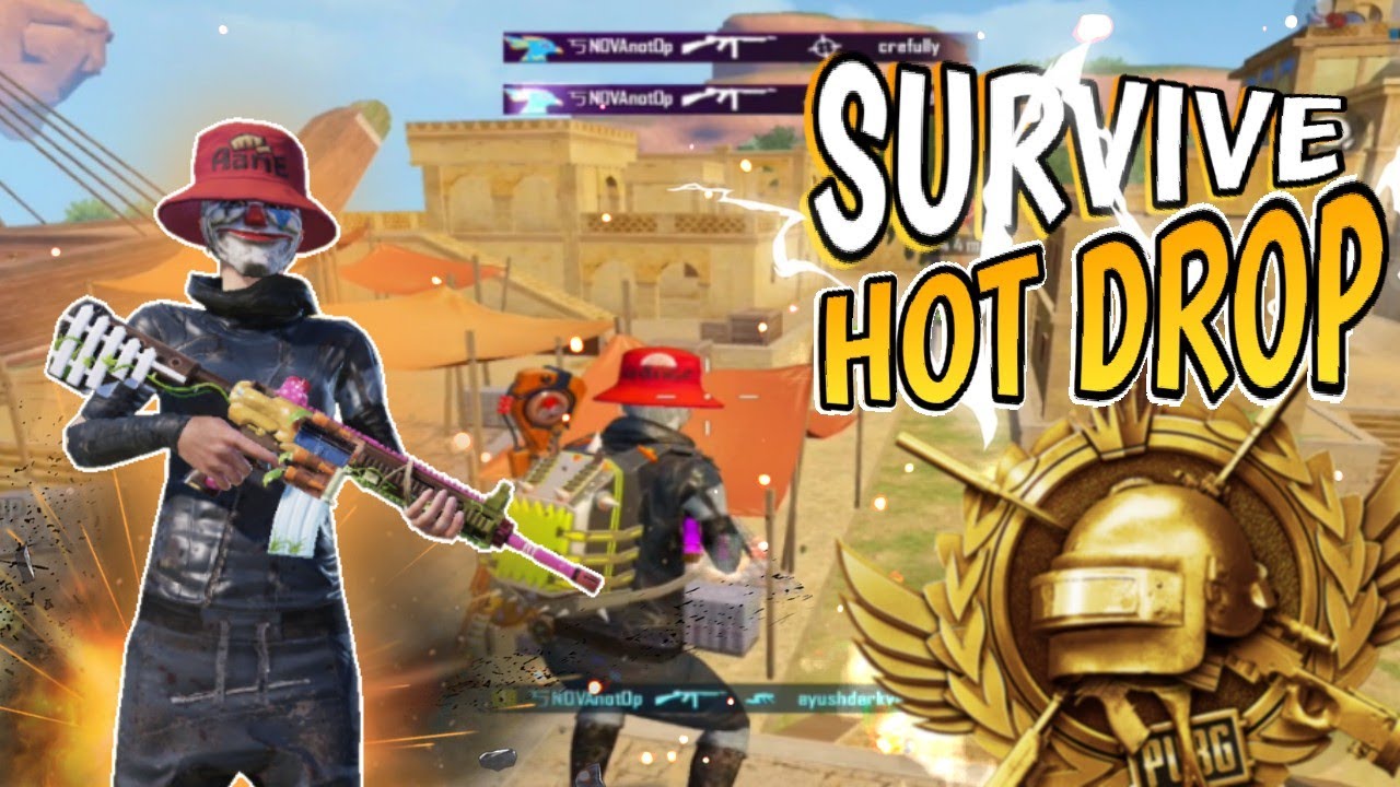How I Survive In New Hotdrop Of Pubg/bgmi