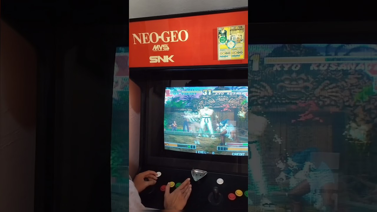 ANOS 90 COM FLIPERAMA ORIGINAL NEO GEO #retrogaming #videogames #fliperama