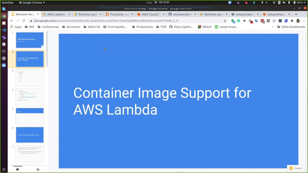 AWS re:Invent Recap 2020 - The second session by Rumesh Eranga