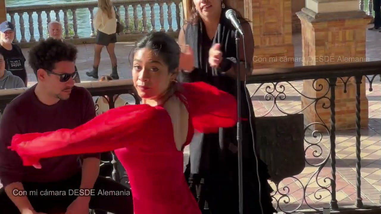 FLAMENCO en la Plaza de #sevilla - #españa