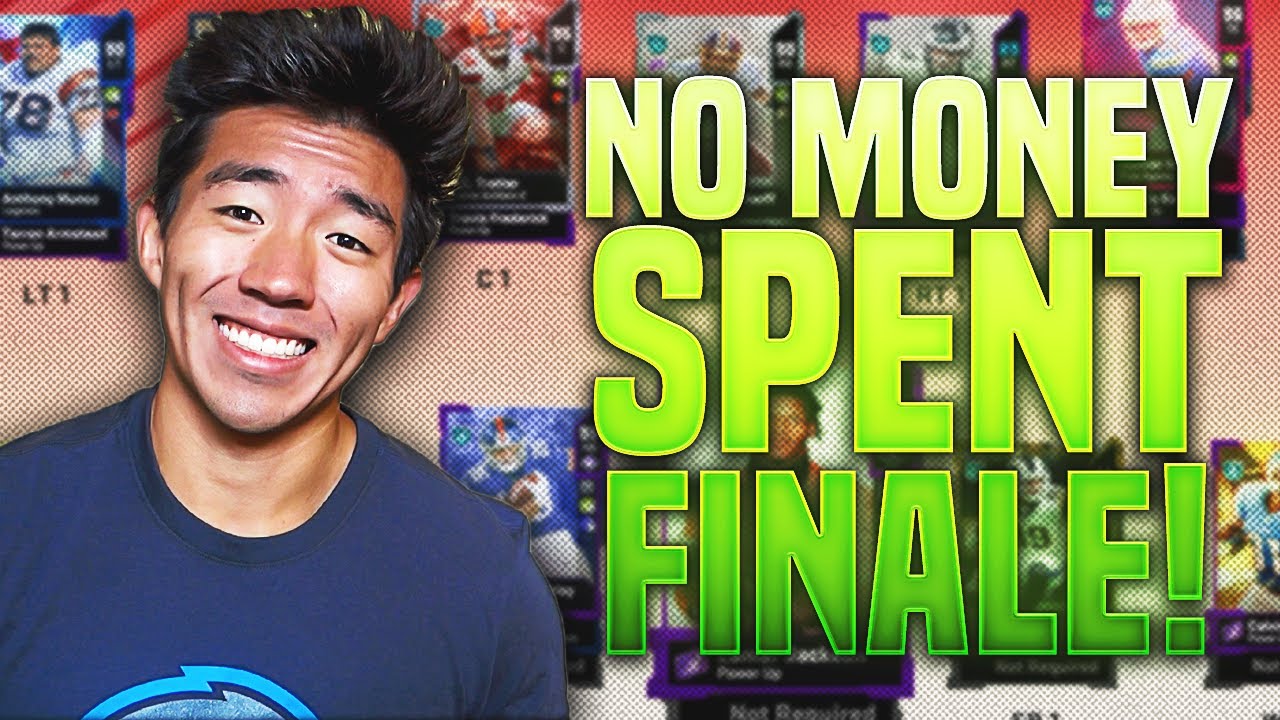 NO MONEY SPENT FINALE! WE GET A GOLDEN TICKET! Madden 20