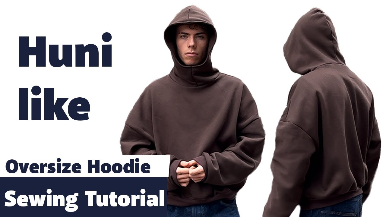 How to sew a Huni like Hoodie | Sewing tutorial for an oversize hoodie