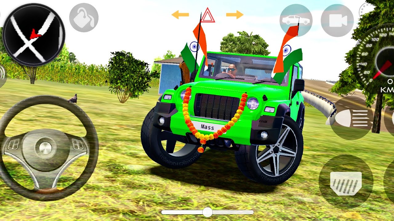 Modified Mahindra Thar😈Games:Indian Green Thar (Gadi Wala Games) Car Game Android Game - #2025