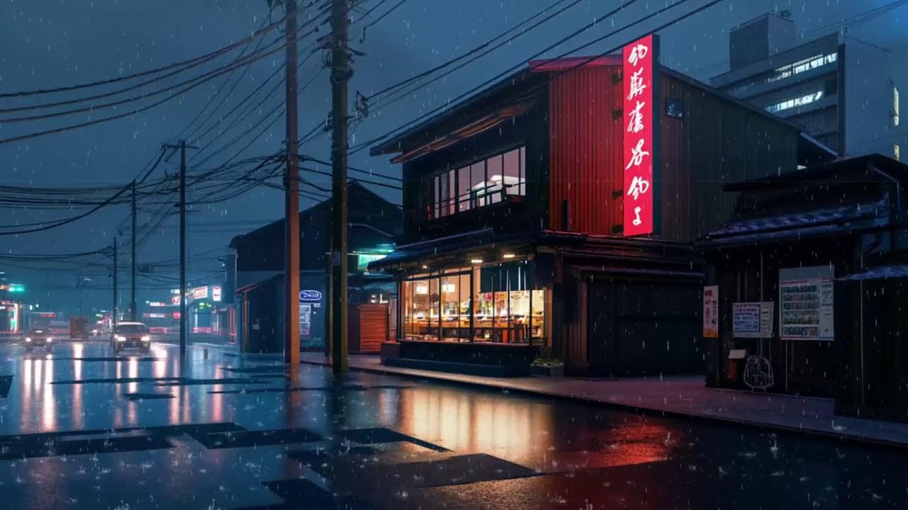 Tokyo After Dark 🌙 Rainy Lofi Beats for Sleep, Relax & Calm Nights