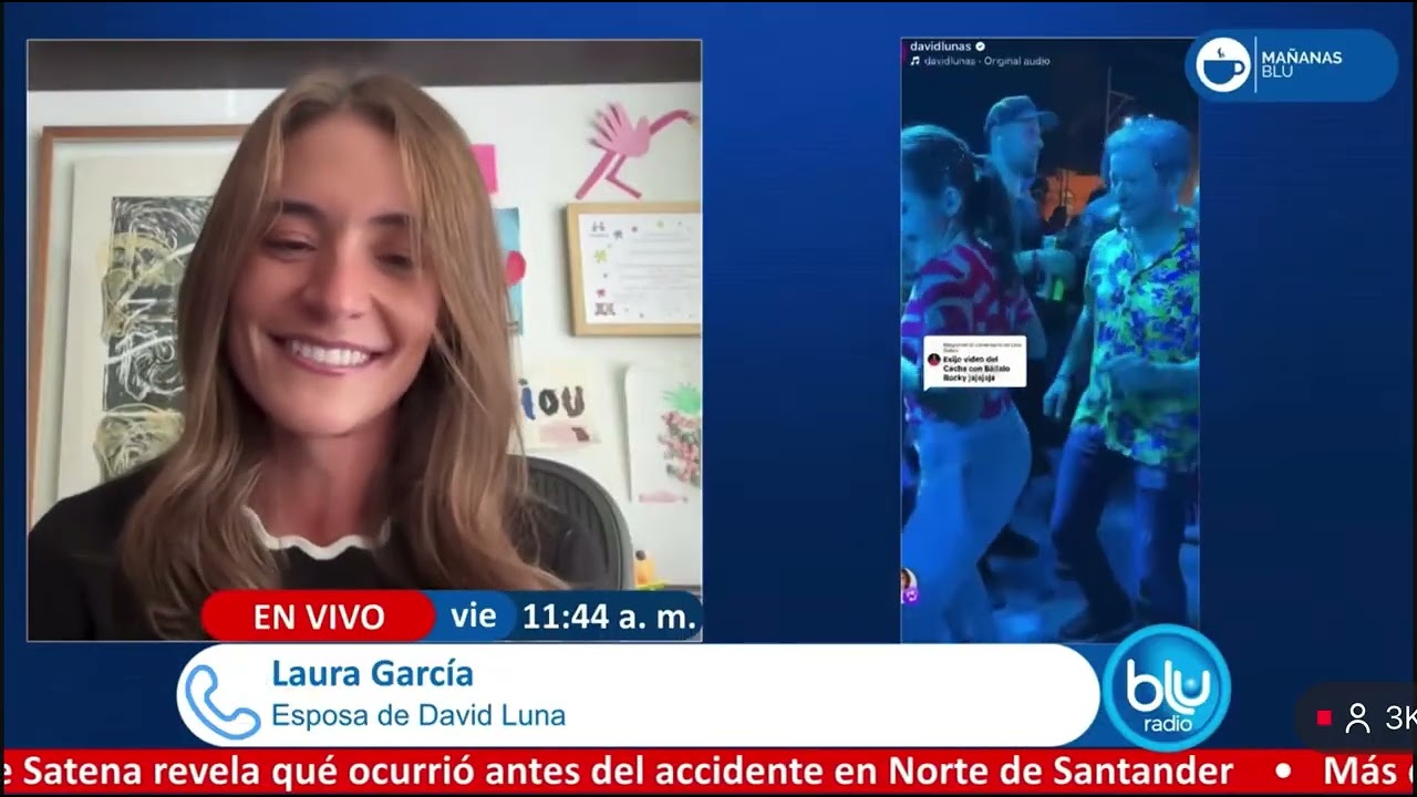 La voz en casa de David Luna: Laura Garc&iacute;a | Entrevista Blu Radio