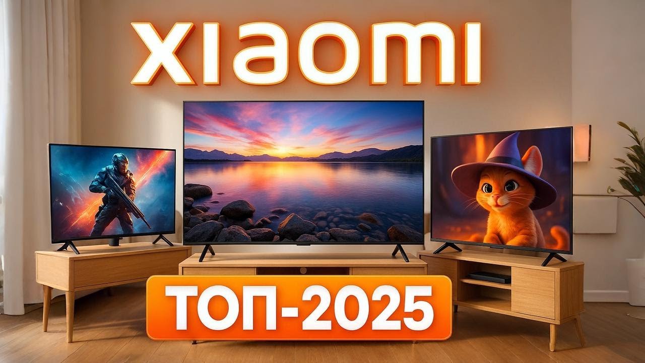 🔝Лучшие телевизоры Xiaomi 2025: Mini LED, QLED, 4K, 120 Гц, Dolby Vision и Google TV! Рейтинг! ТОП-5