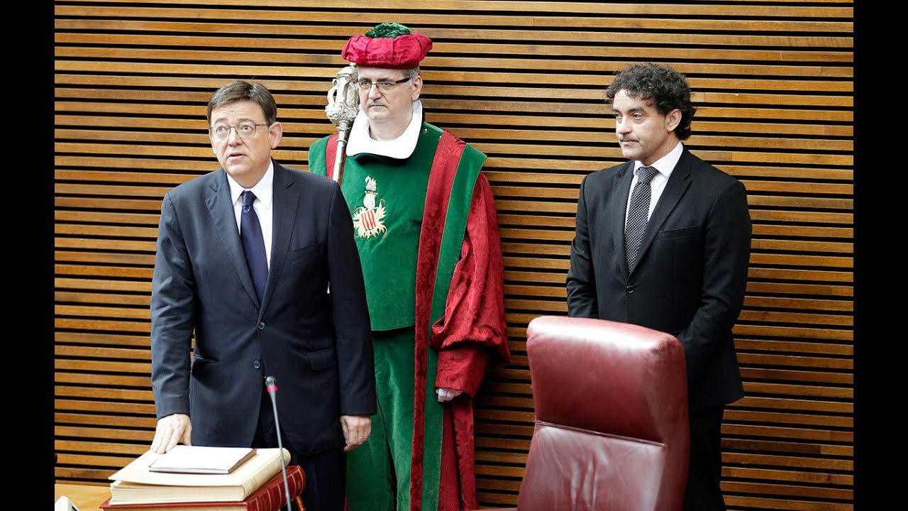 Ximo Puig toma posesión de su cargo como presidente de la Comunidad Valenciana