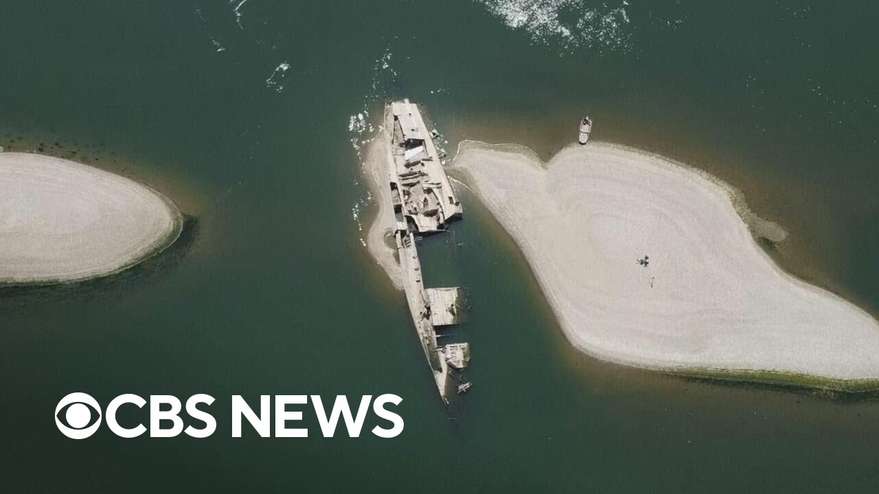 Danube River hits record-low levels, revealing lost historical items across Europe