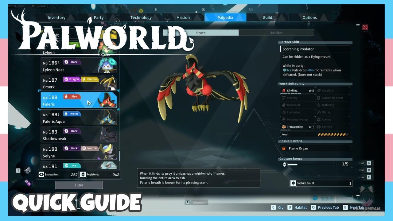 Where To Catch Faleris In *World Tree* Palworld *1.0 Update* | Location Quick Guide