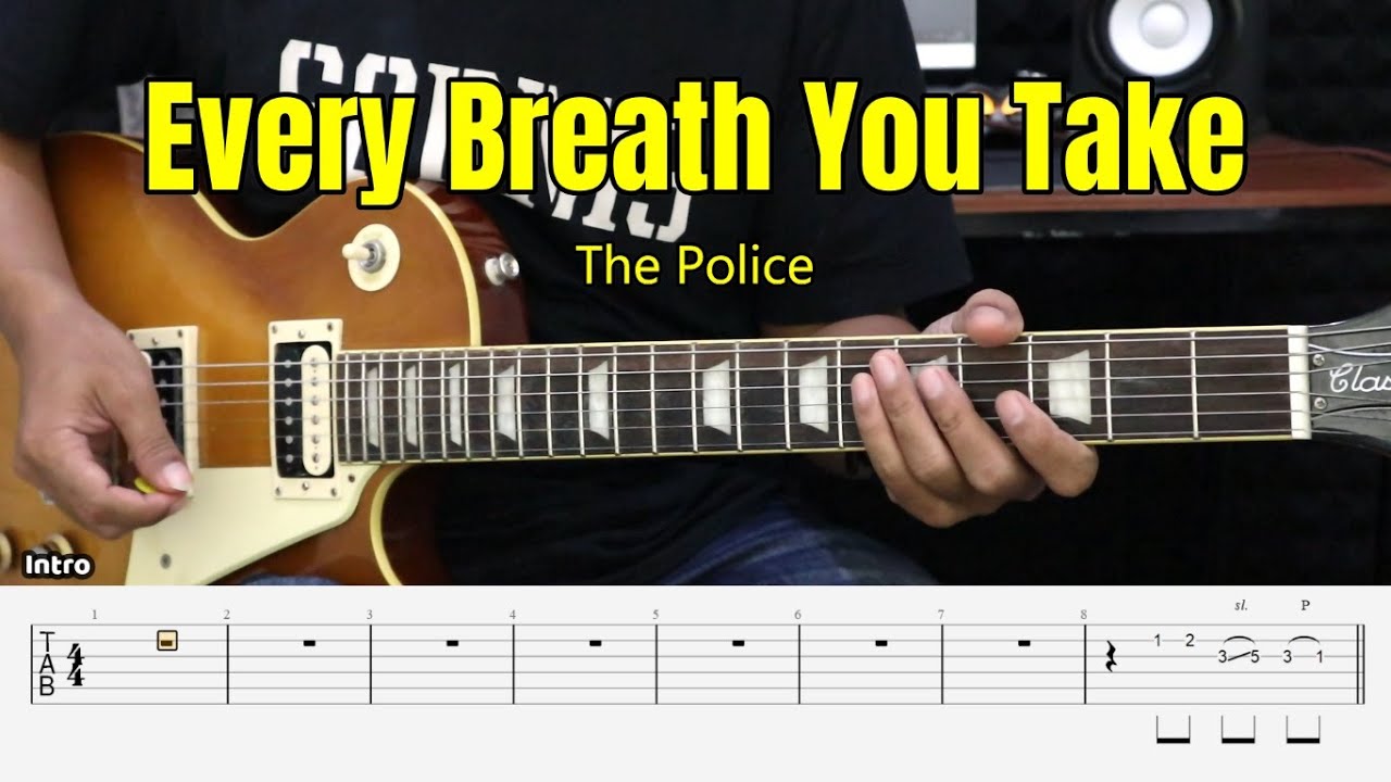 Every Breath You Take - The Police - Guitar Instrumental Cover + Tab
