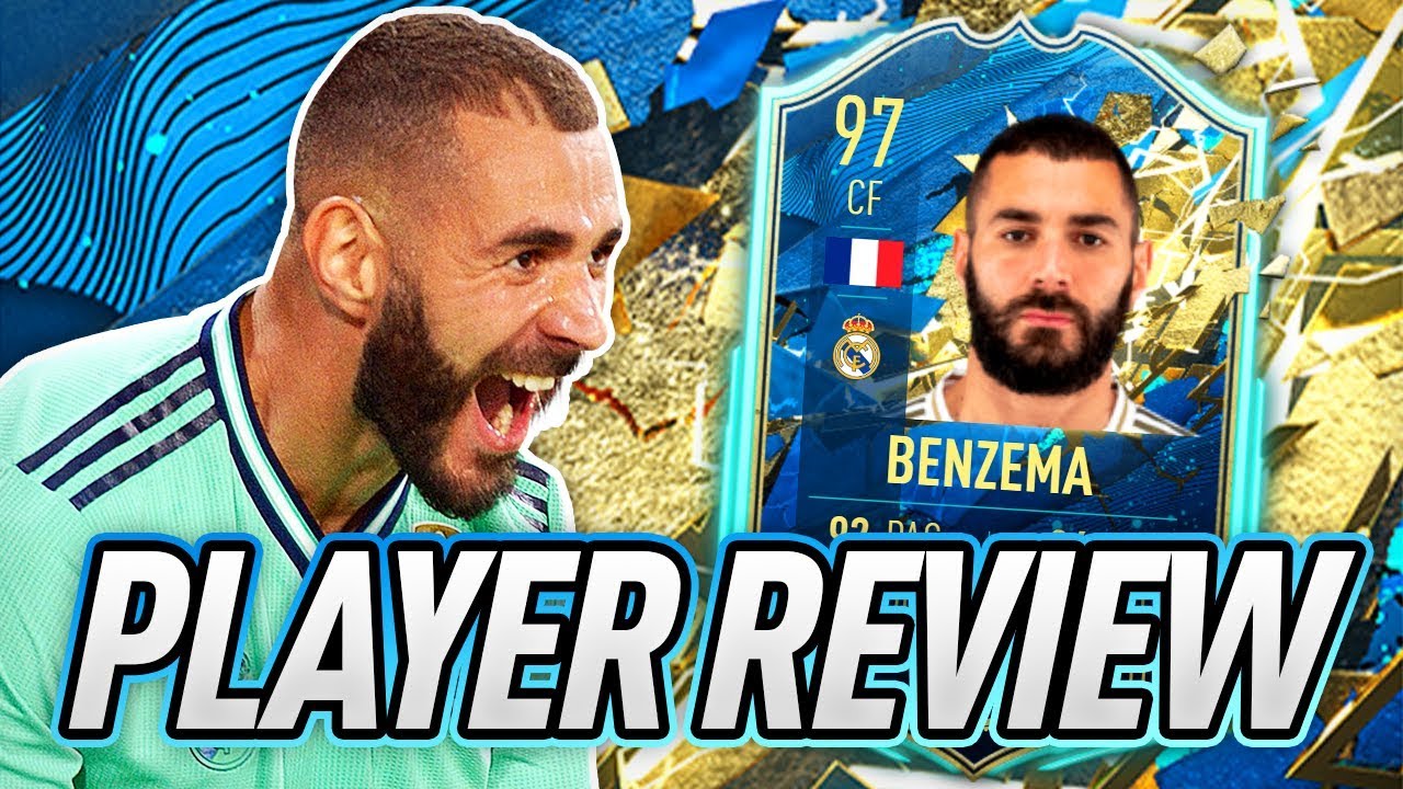 THIS CARD IS INSANE! 😰 97 TOTSSF BENZEMA PLAYER REVIEW! - FIFA 20 Ultimate Team