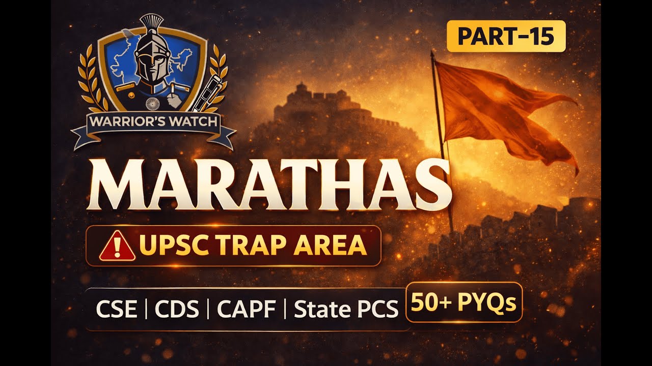 MARATHAS: PYQ se Direct Questions | PART–15 | UPSC & State PCS