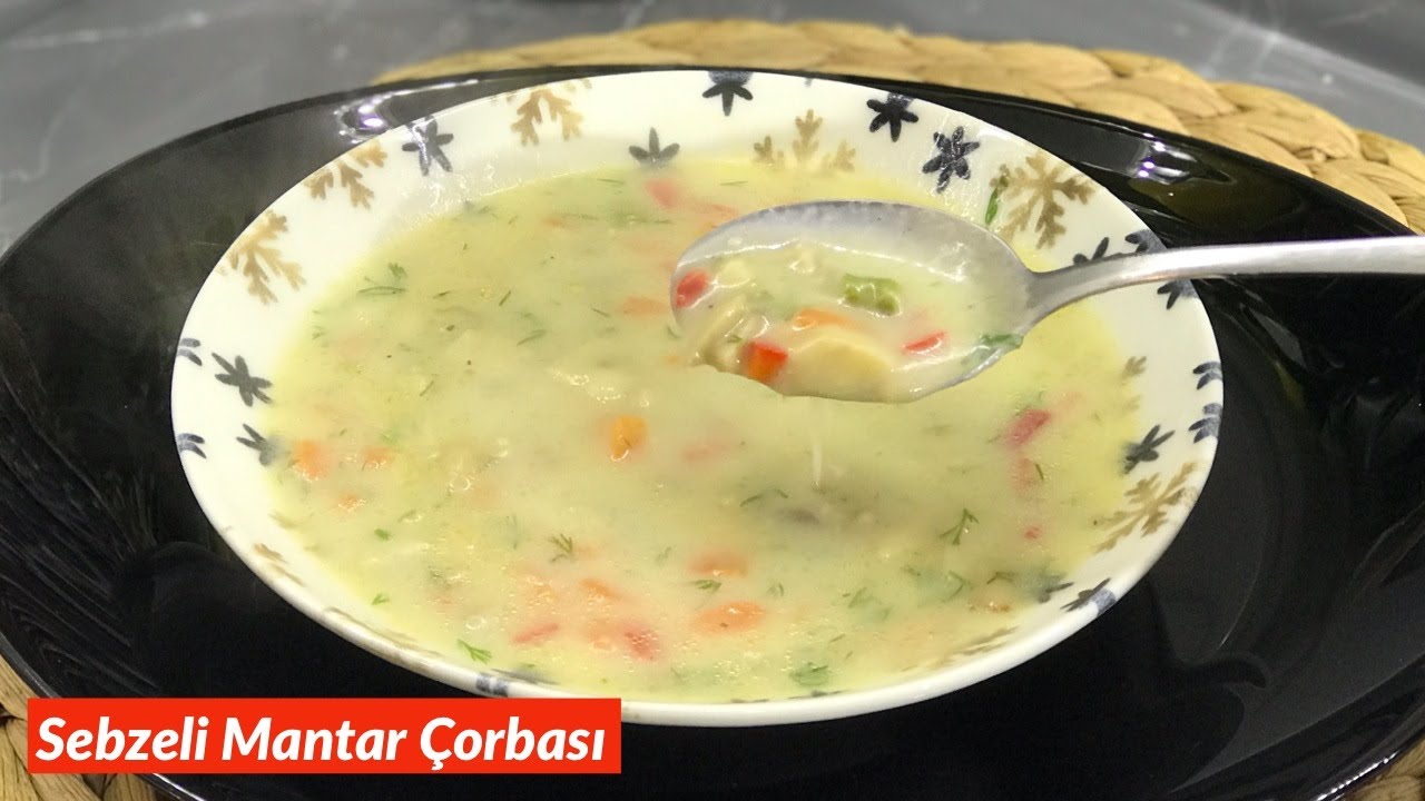 Sebzeli Mantar Çorbası - Naciye Kesici - Yemek Tarifleri