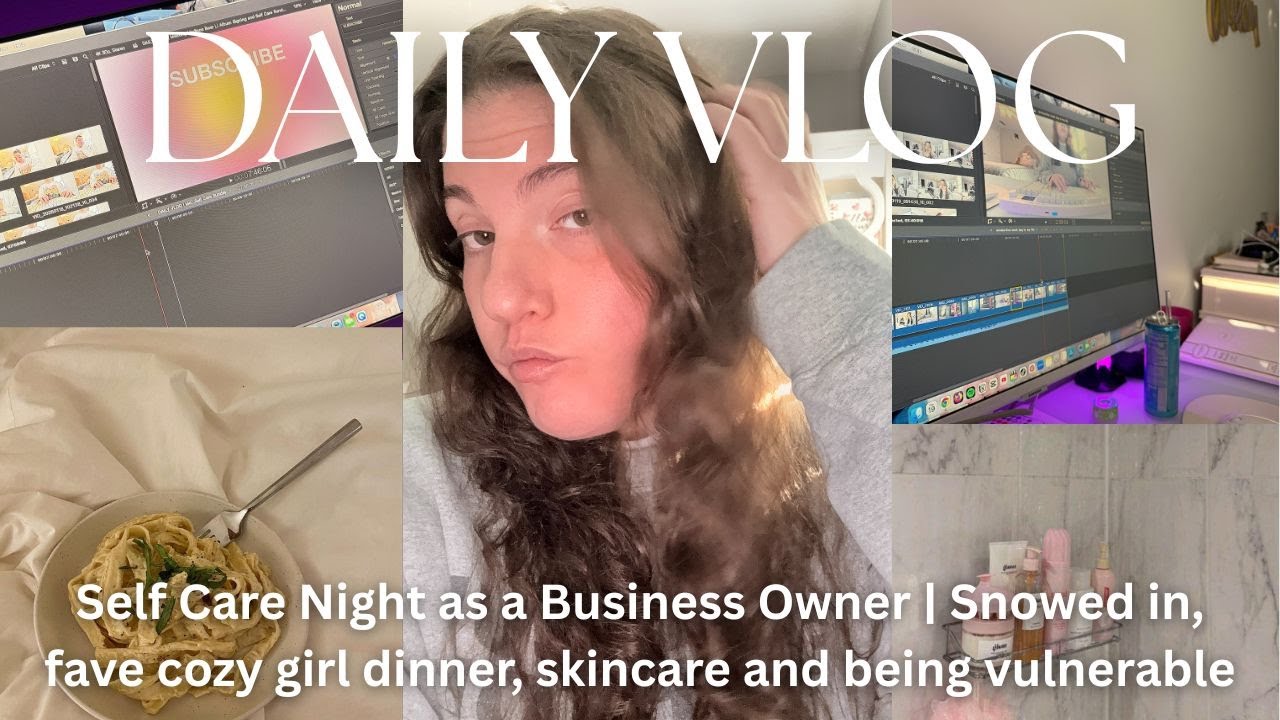 self care night VLOG | mental health chat, snowed in, bible study, coloring & winding down ☁️🩰