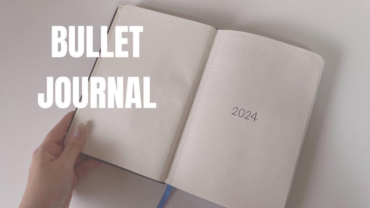 MEU BULLET JOURNAL PARA 2024 | organiza&ccedil;&atilde;o f&aacute;cil e minimalista