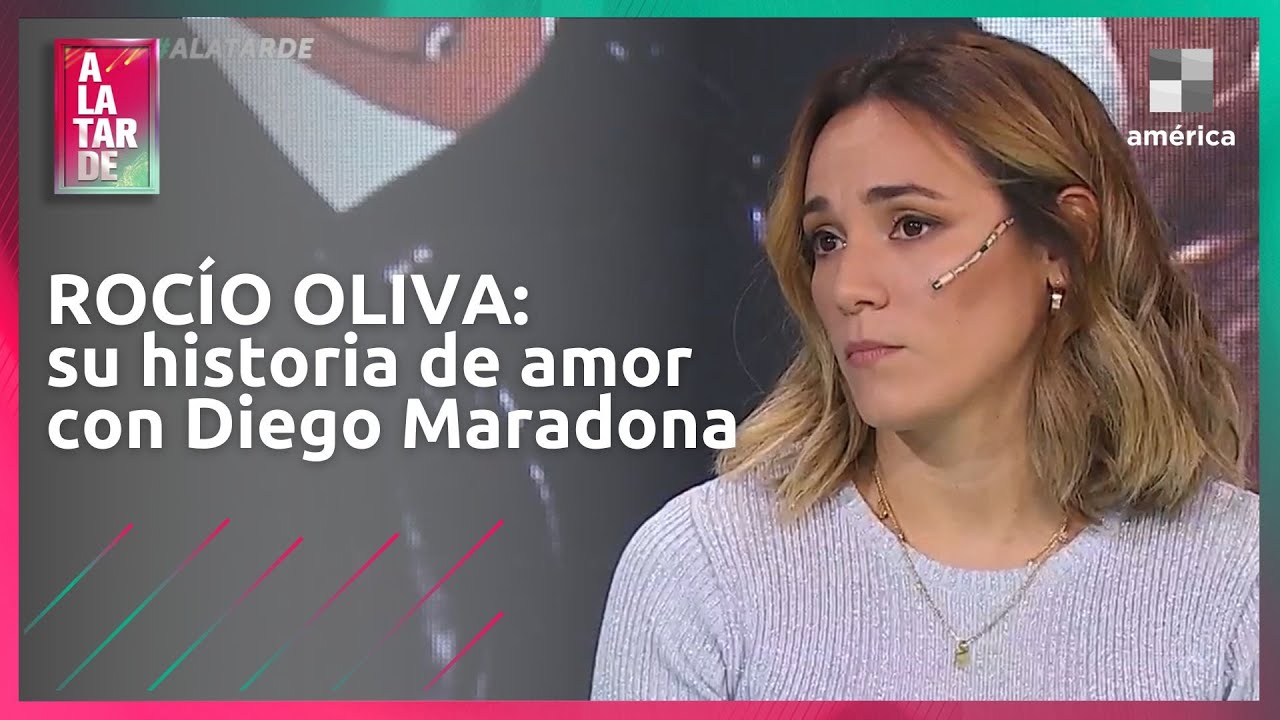ROCÍO OLIVA le responde a las hijas de Maradona + su historia de amor con Diego 😍