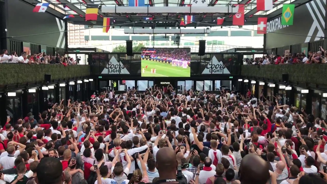 Boxpark Croydon: England V Colombia Highlights