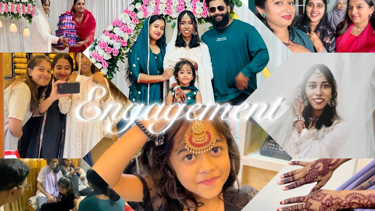 Sister’s Engagement ❤️✨ #malutty #shanumubi #family #engagement #function