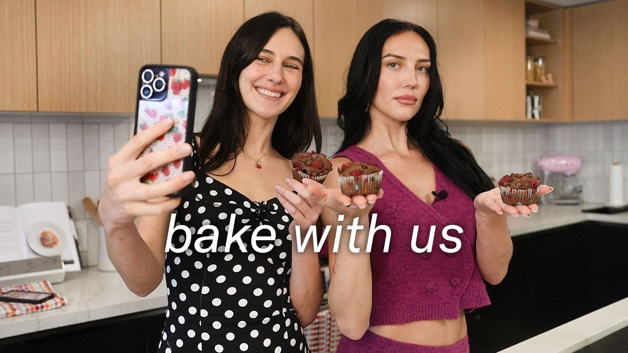 How to Make Chocolate Raspberry Muffins w/ Devon Lee & Sydney Carlson