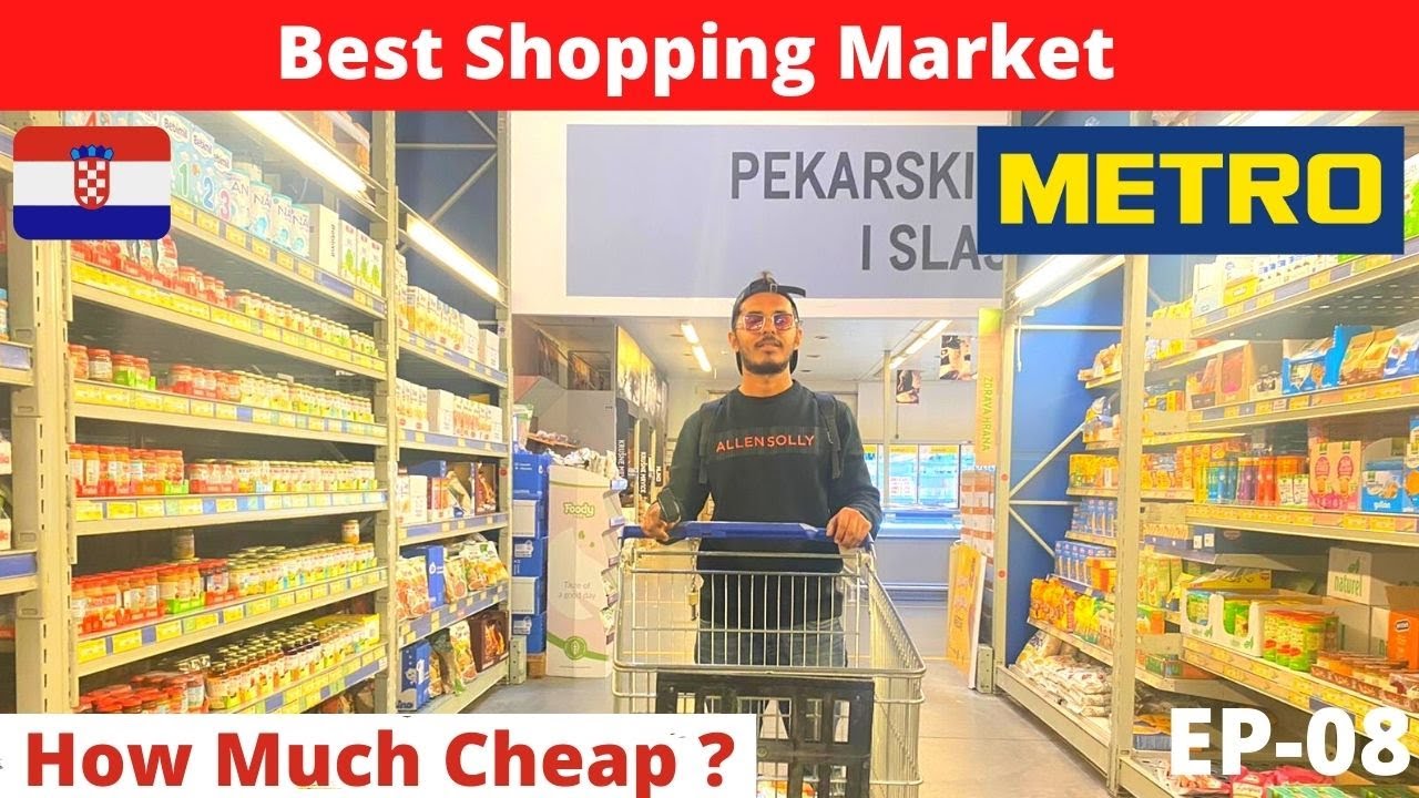 Grocery Shopping In Zagreb | Best Supermarket In Croatia | Indian In Croatia