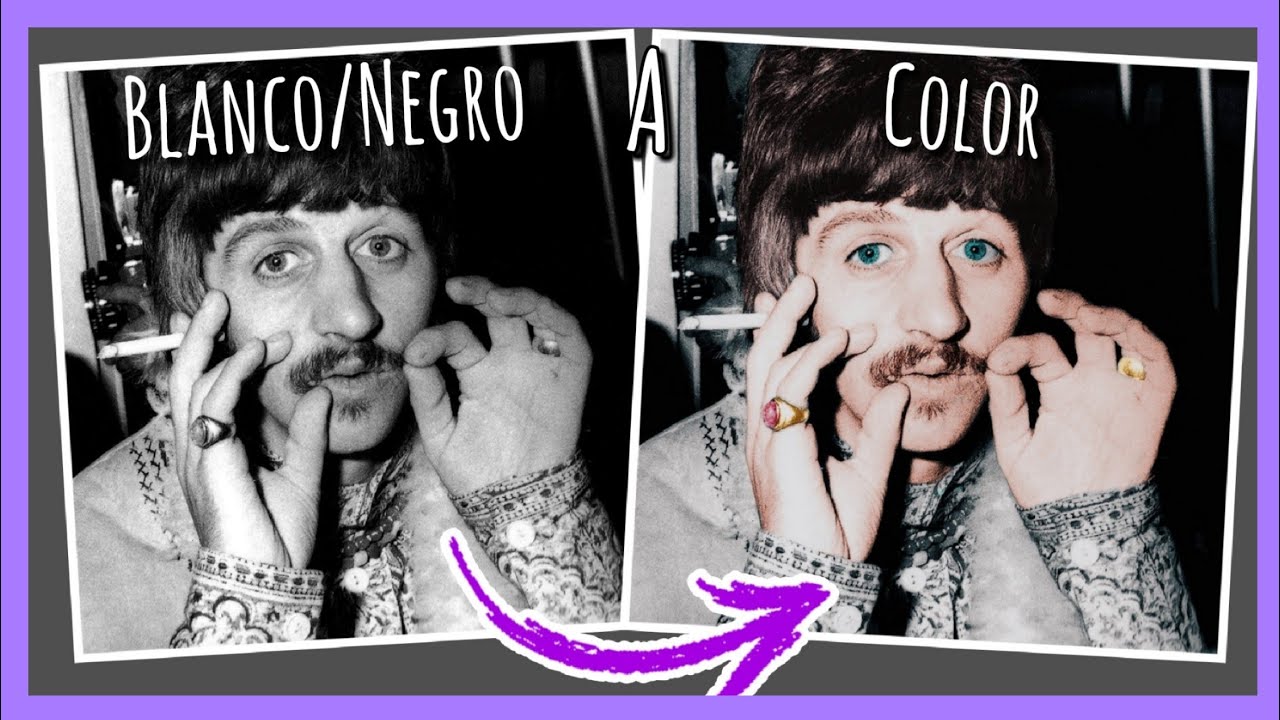 ❥ Cómo Convertir Una Foto Blanco/Negro a Color en PicsArt