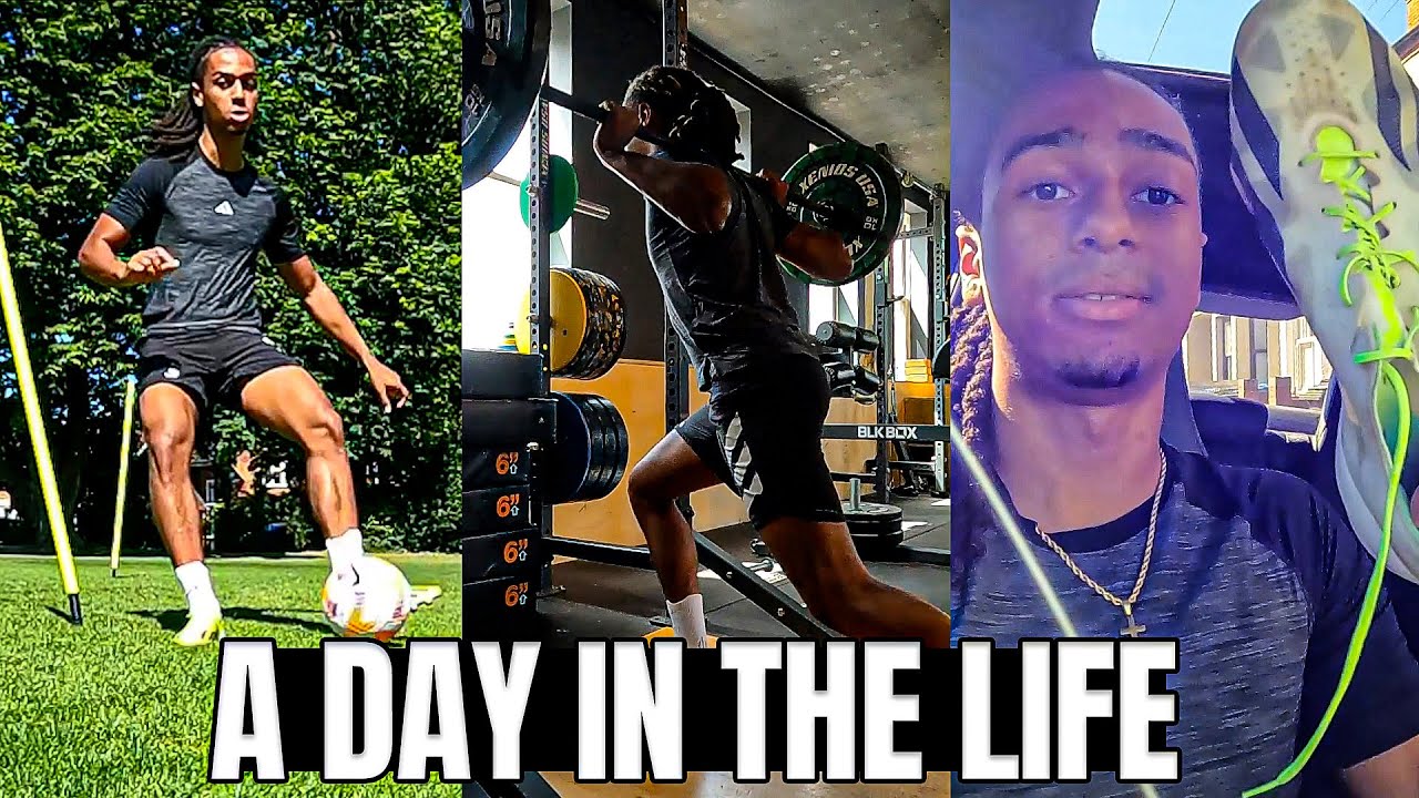 Pro Footballer Off Season Day In The Life -  Jadan Raymond