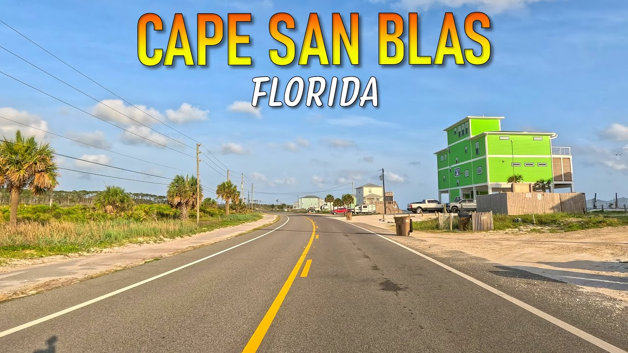 Cape San Blas FL | Driving the Entire Cape in 4K