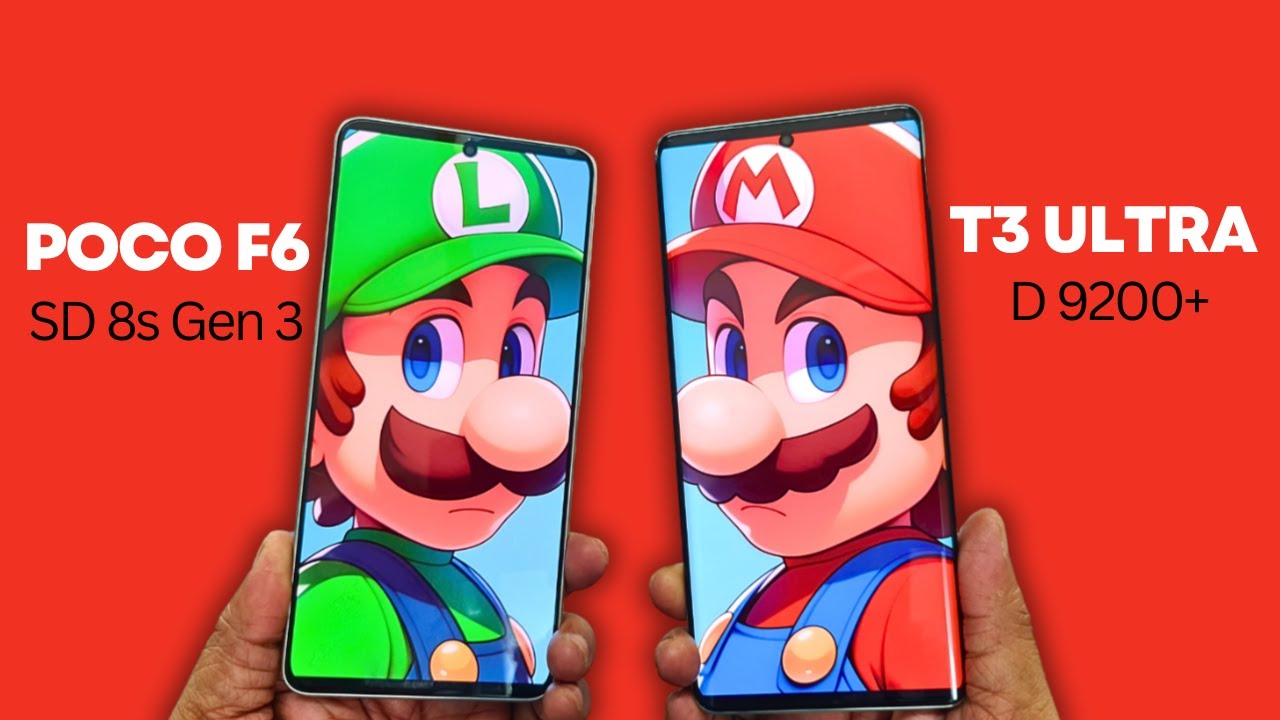 *SHOCKING* 😱 VIVO T3 Ultra vs POCO F6 | Speed Test and Camera