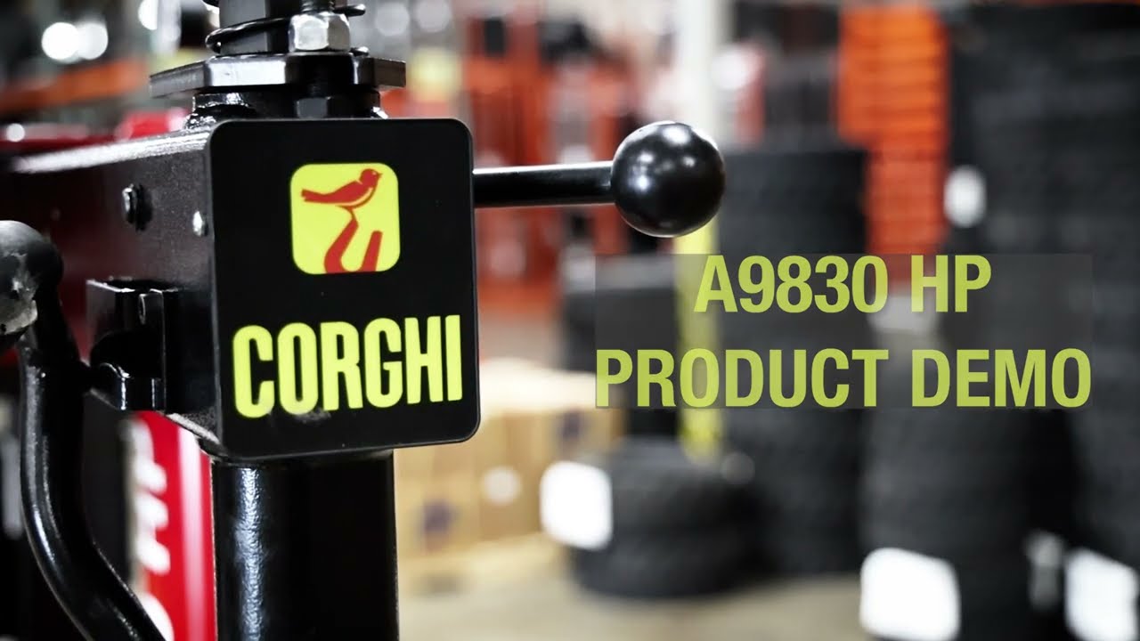 Corghi A9830 HP Demo