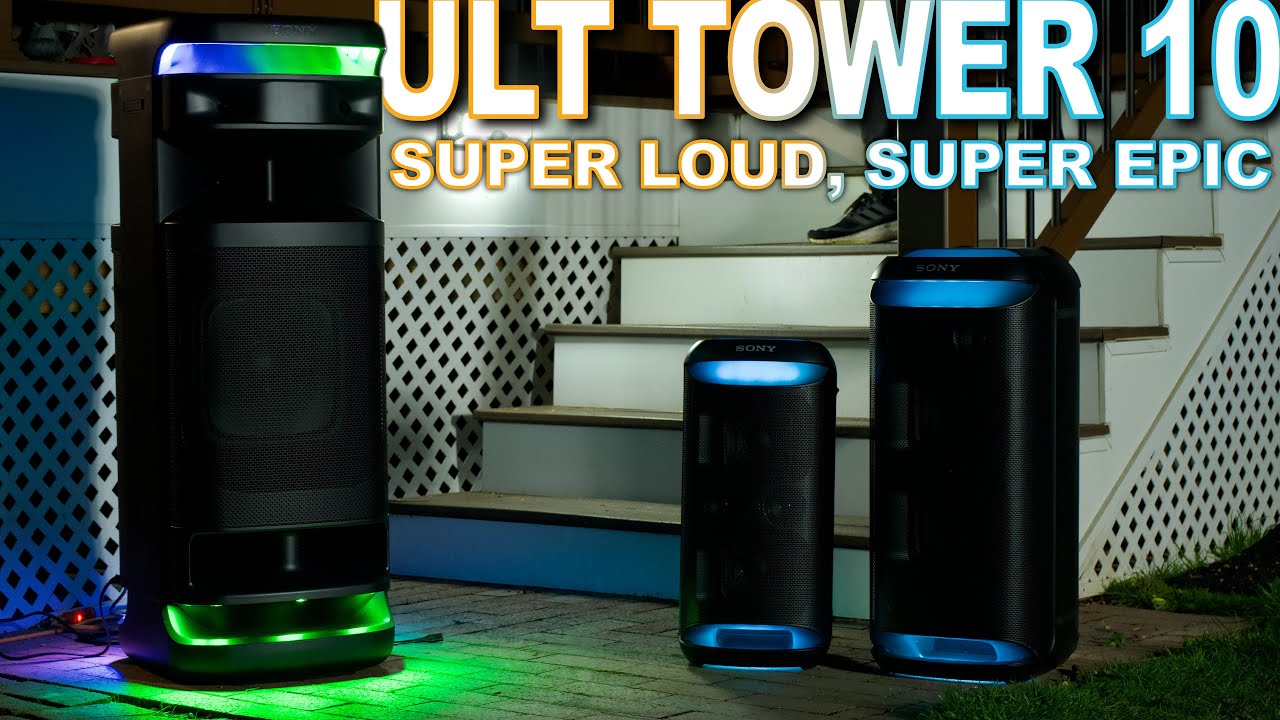Sony ULT Tower 10 - Sony’s Biggest And Loudest Speaker Yet!