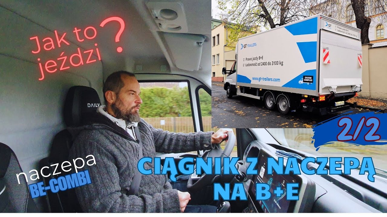 #Test Jak to jeździ? Zestaw z naczepą na kategorię B+E 3500PLUS BE-Combi GT Trailers