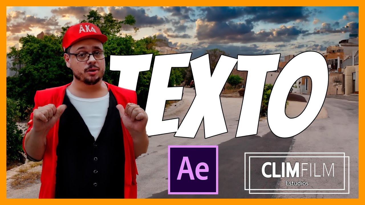 Forma FÁCIL de poner TEXTO detrás de objetos | TUTORIAL AFTER EFFECTS