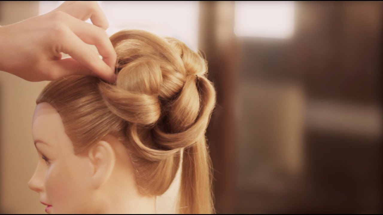 Easy Wedding Upstyle With Elegant Curls