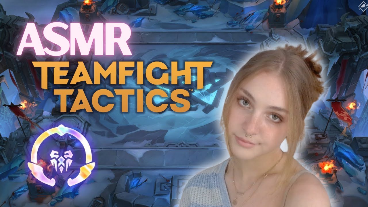 TFT ASMR New Set! + Discord Server .˚⊹🎧⊹˚. Whispered Facecam Gaming, Keyboard and Mouse Sounds