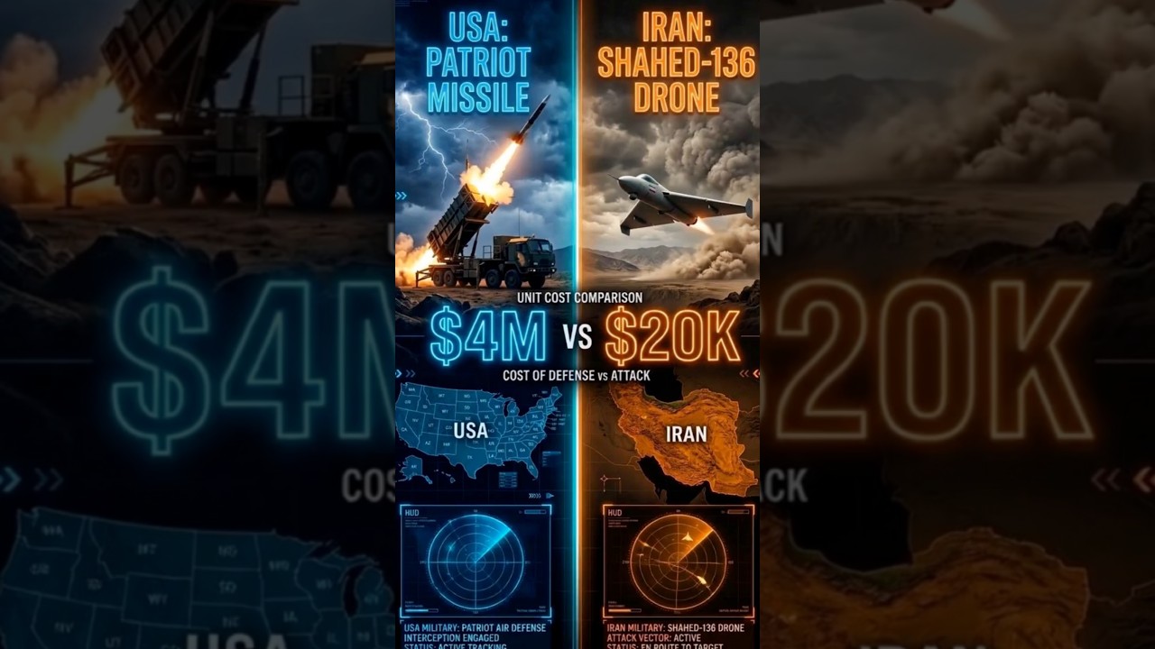 USA's $4M Missile vs $20K Drone 🤯 Lesson for India! 🇮🇳